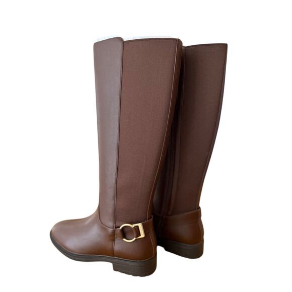 Fitz Walnut Leather Riding Boots Women’s 8.5B Tall Equestrian Knee High Brown - Picture 10 of 10